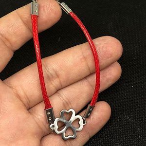Pulsera Roja del Trebol de la suerte COMPRAR en Madrid PRTSA1A