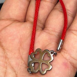 Pulsera Roja del Trebol de la suerte COMPRAR en Madrid PRTSA1B