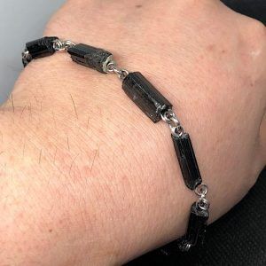 Pulsera de turmalina negra para hombre en Madrid TNJPA2A