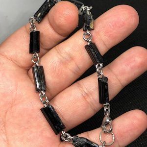 Pulsera de turmalina negra para hombre en Madrid TNJPA2A