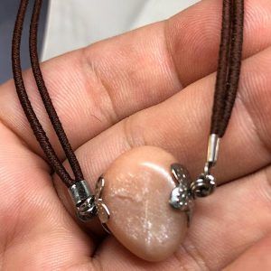 Pulsera de goma extensible con piedra sol pulsera marrón en Madrid PSJP5A
