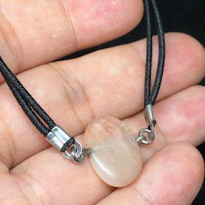 Pulsera de goma extensible con piedra sol pulsera negra en Madrid PSJP7A