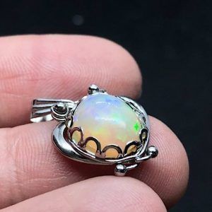 Ópalo piedra preciosa precio colgante acero OPALJ1A1