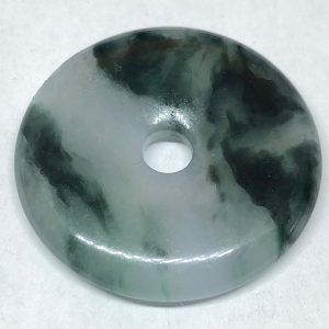 Piedra jade natural colgante disco refjadediscolgante21