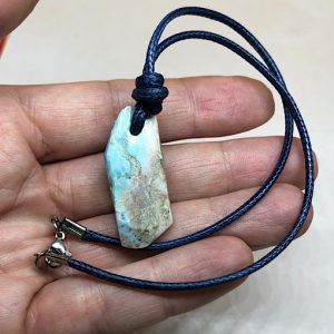 Larimar piedra azul mineral natural precio ref LarimarCP1a3