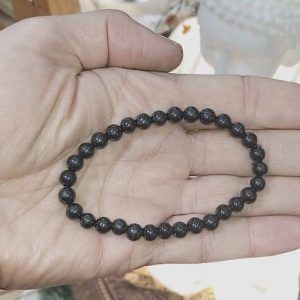 Pulsera de piedra Shungit shungita bola 6 mm autentica