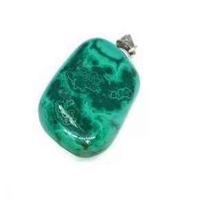 Comprar Colgante malaquita autentica plata MALQCP5A en Madrid