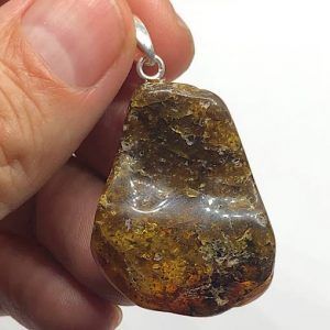 Comprar Ámbar piedra precio colgante plata ABJCP6A