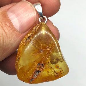 Comprar Ámbar piedra precio colgante plata ABJCP7A