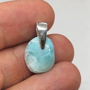 Comprar colgante plata larimar mineral piedra precio ref LarimarCP1
