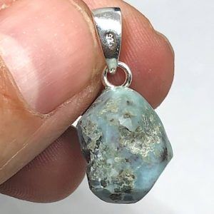 Comprar colgante plata larimar mineral piedra precio ref LarimarCP6