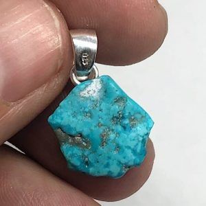 Turquesa piedra natural precio colgante plata ref turquesacp10a