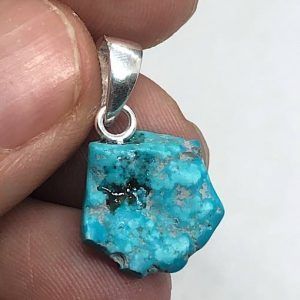 Turquesa piedra natural precio colgante plata ref turquesacp10a