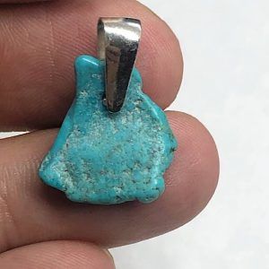 Turquesa piedra natural precio colgante plata ref turquesacp9a