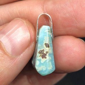 Comprar colgante plata larimar mineral piedra precio ref LarimarCP41