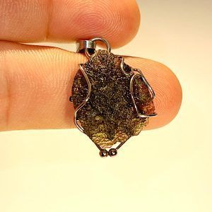 Moldavita moldavite piedra auténtica natural ref MGJCA2GO2