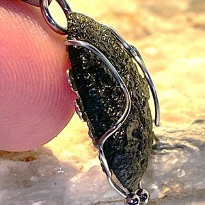 Moldavita moldavite piedra auténtica natural ref MGJCA2GO2