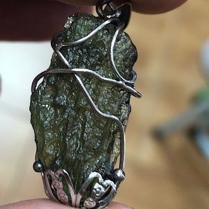 Moldavita moldavite piedra auténtica natural ref MGJCA2GO2