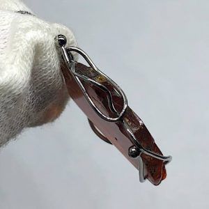 Esfalerita blenda acaramelada mineral comprar precio colgante acero ref BlendaacarameladaCA1a2