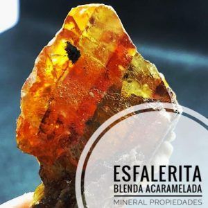 Esfalerita blenda acaramelada mineral comprar precio ref Blendaacaramelada1