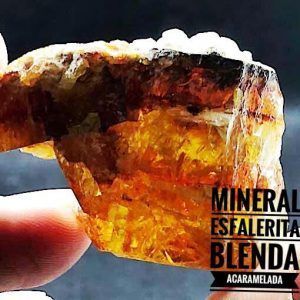 Benda acaramelada esfalerita mineral