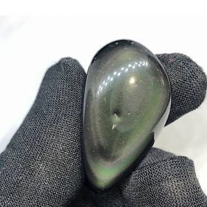 Comprar obsidiana negra con efecto arcoíris piedra natural mediano OAM3A3