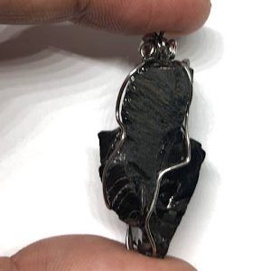 Colgante Shungit cristalizada elite piedra natural SHCJCA2C1