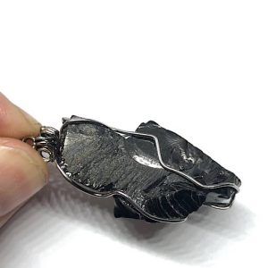 Colgante Shungit cristalizada elite piedra natural SHCJCA2C1