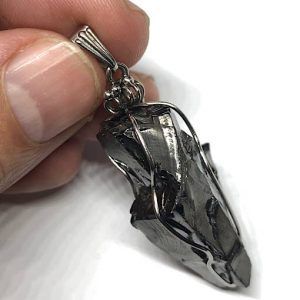 Colgante Shungit cristalizada elite piedra natural SHCJCA2C1