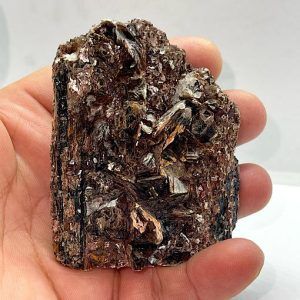 Turmalina Negra especial y mica comprar cristal natural tamaño medio grande TNM2A5