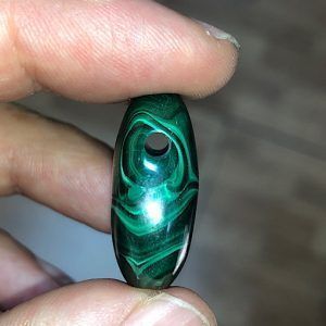 malaquita rodado extra perforado
