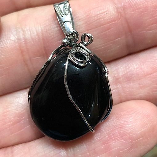 Rodado obsidiana negra especial Ref rodadoOCA1