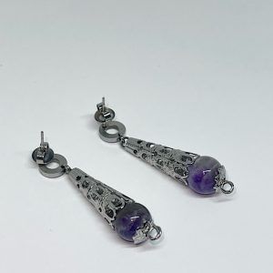Pendientes de Amatista especial energia femenina.
