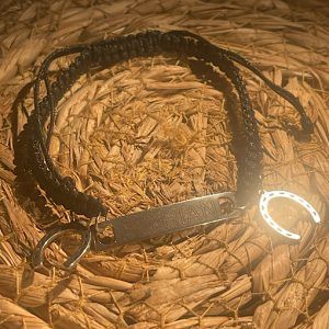 Pulsera de la Suerte con chapa de mensaje