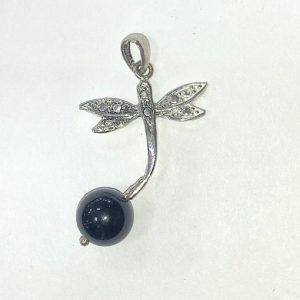 Libélula especial1 turmalina negra