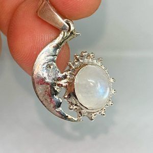 Piedra luna calidad extra tamaño mediano 4A especial energía femenina