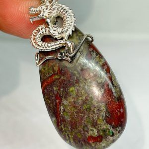jaspe dragón especial en plata.
