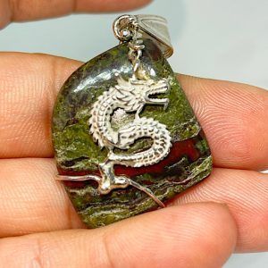 jaspe dragón especial en plata. A1