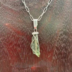 Colgante de Moldavita de Chlum (Chequia)
