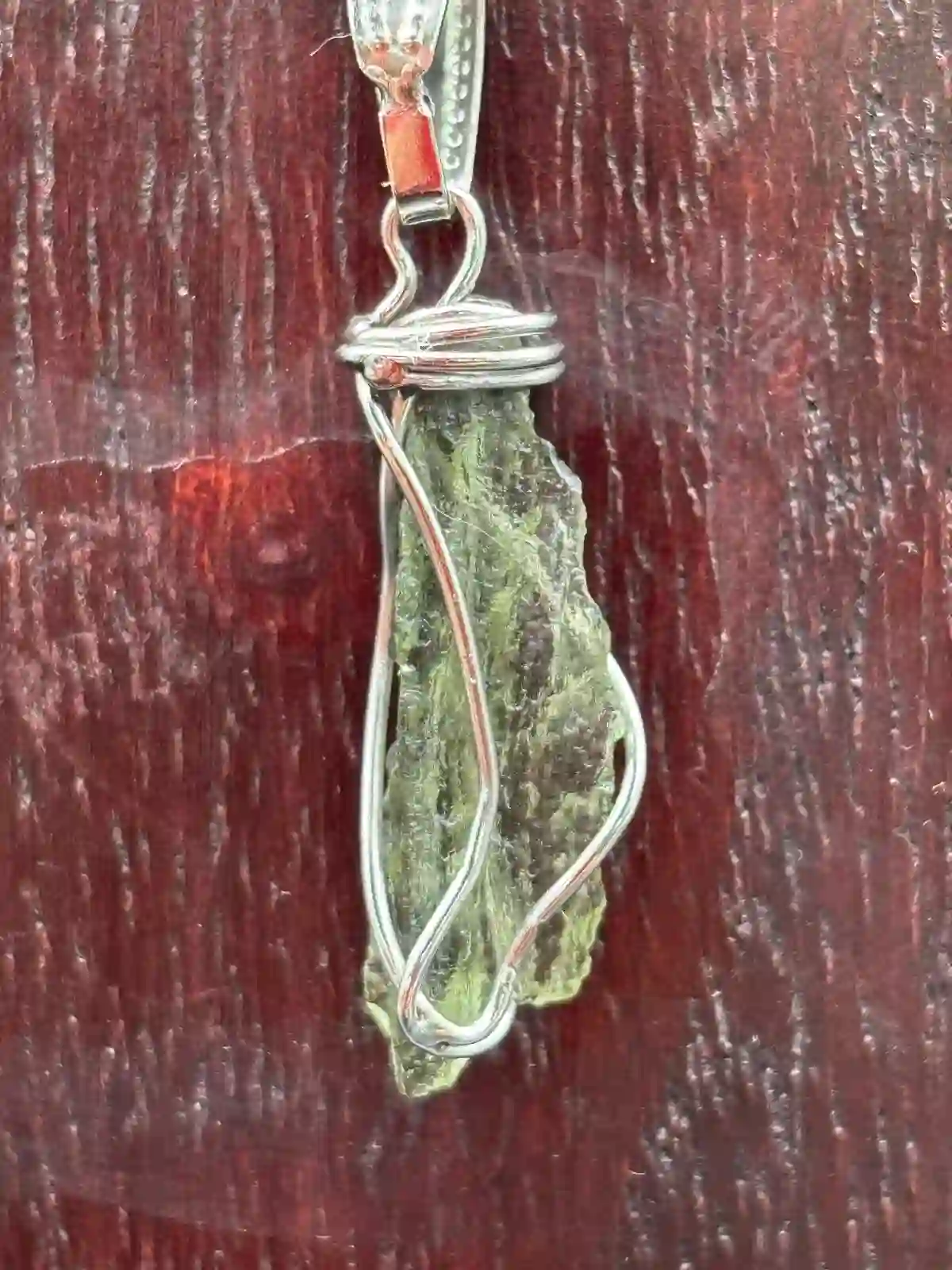 Colgante de Moldavita de Chlum (Chequia)