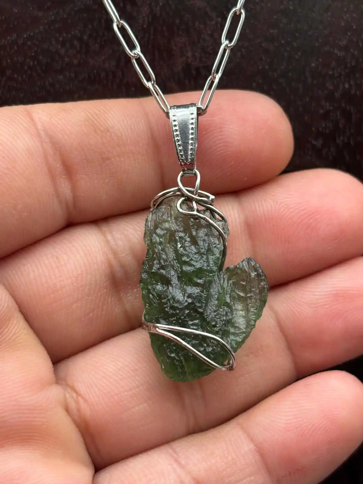 Piedra Moldavita Natural - Calidad Premium de Colección.