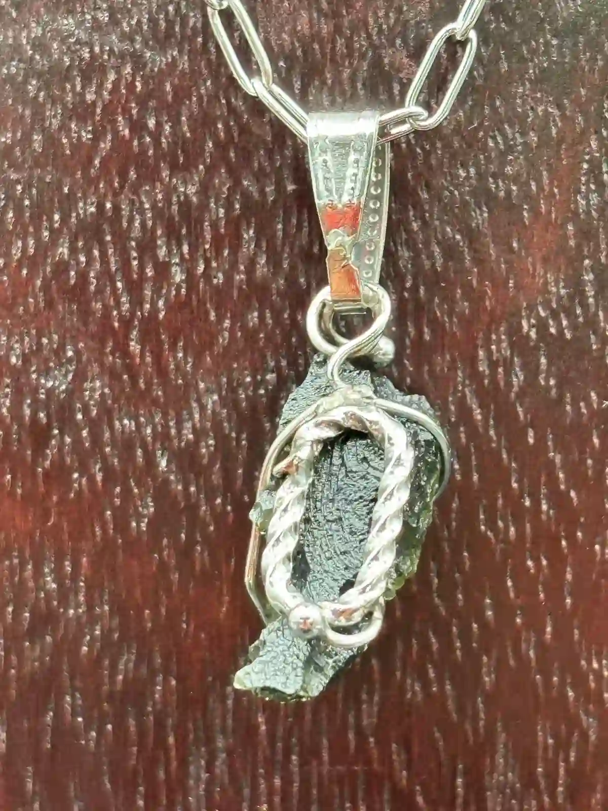 Colgante Moldavita MM4AE2.
