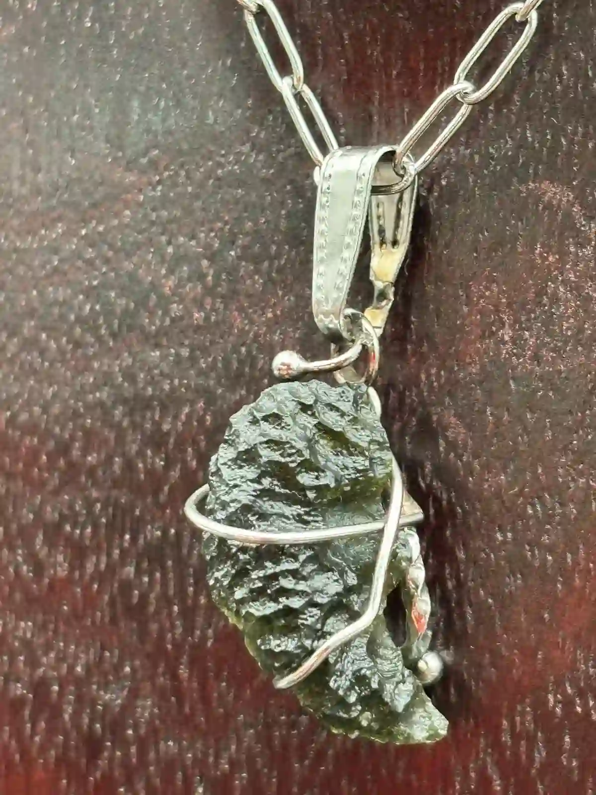 Colgante Moldavita MM4AE2.