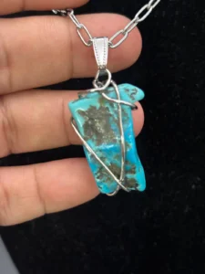 Colgante de Turquesa Para la Proteccion.
